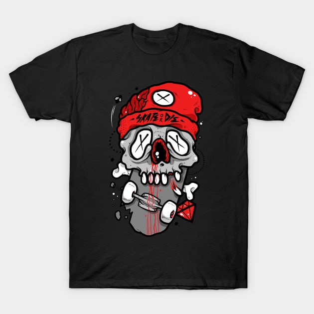 Skate or Die T-Shirt by CyberpunkTees